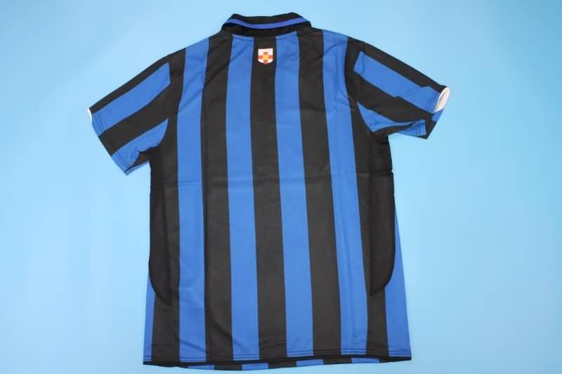 Thailand Quality(AAA) 2007/08 Inter Milan Home Retro Soccer Jersey