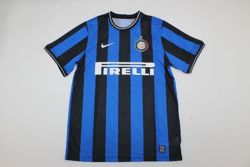 Thailand Quality(AAA) 2009/2010 Inter Milan Home Retro Soccer Jersey (Player) Thailand Quality(AAA) 2009/2010 Inter Milan Home Retro Soccer Jersey (Player)