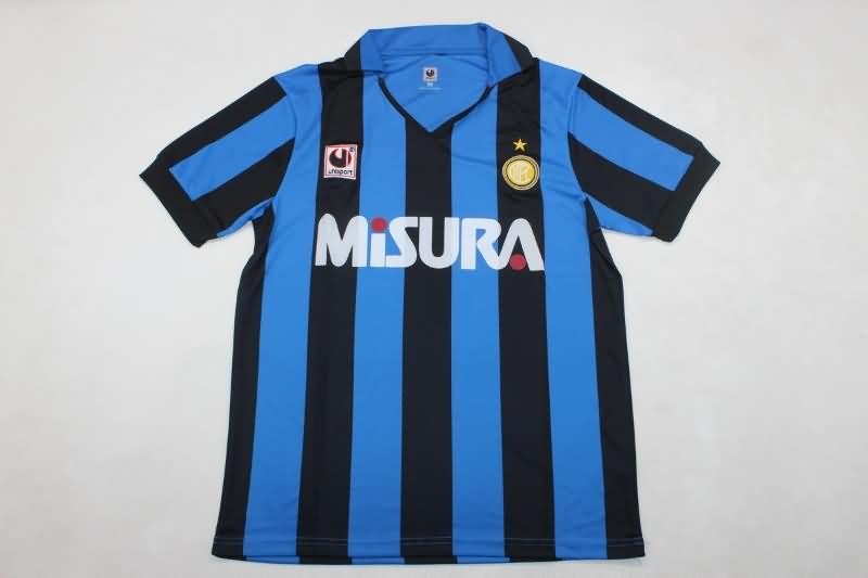 Thailand Quality(AAA) 1990/91 Inter Milan Home Retro Soccer Jersey