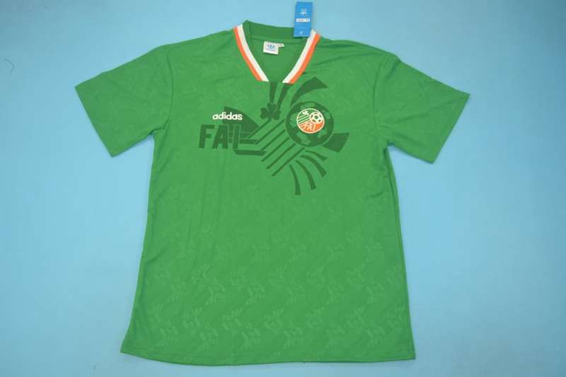 Thailand Quality(AAA) 1994 Ireland Home Retro Soccer Jersey
