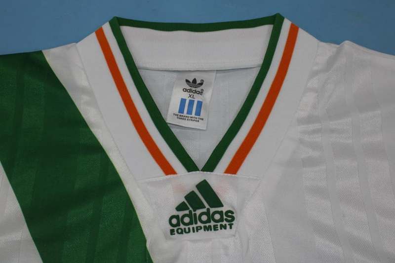 Thailand Quality(AAA) 1992/94 Ireland Away Retro Soccer Jersey