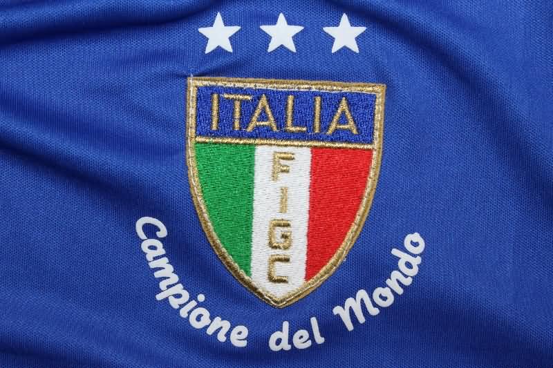 Thailand Quality(AAA) 1982 Italy Home Long Sleeve Retro Soccer Jersey