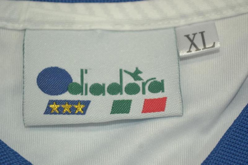 Thailand Quality(AAA) 1994 Italy Away Retro soccer Jersey