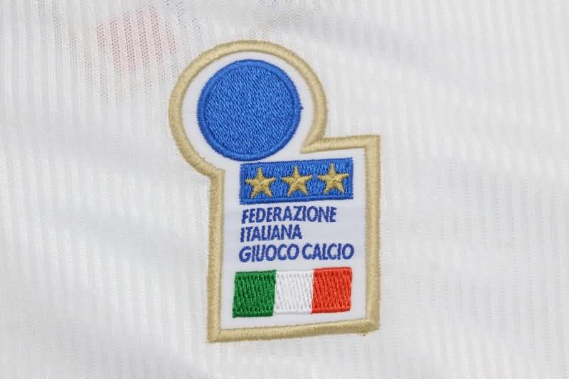 Thailand Quality(AAA) 1998 Italy Away Retro soccer Jersey