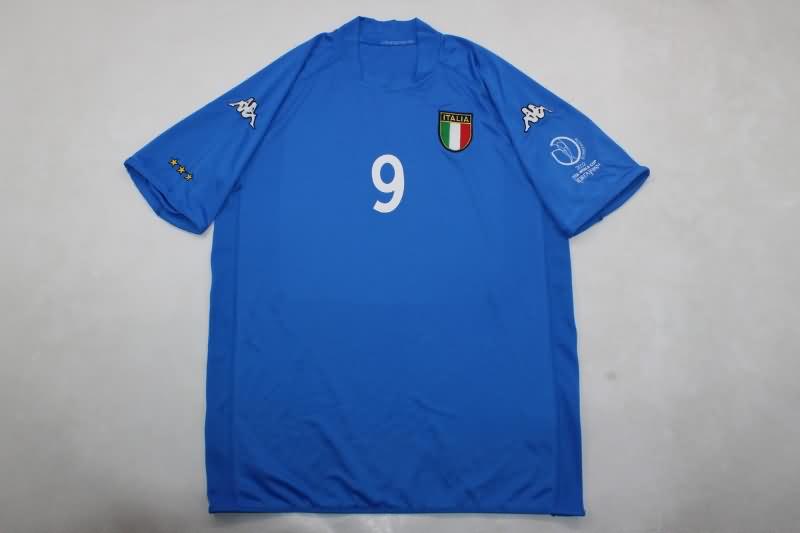 Thailand Quality(AAA) 2002 Italy Home Retro Soccer Jersey