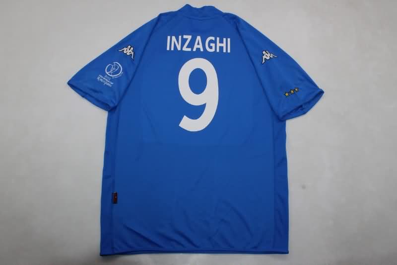 Thailand Quality(AAA) 2002 Italy Home Retro Soccer Jersey