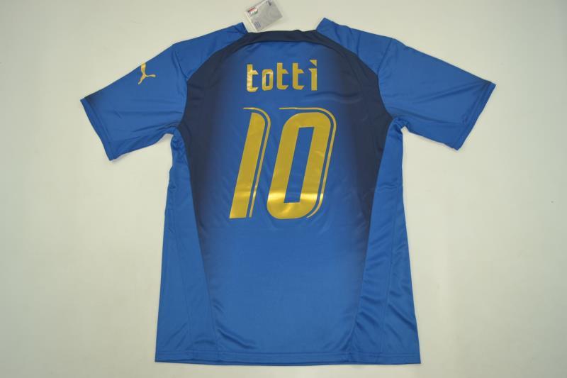 Thailand Quality(AAA) 2006 Italy Home Retro soccer Jersey
