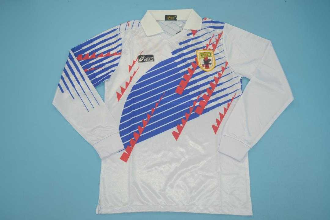 Thailand Quality(AAA) 1994 Japan Away Retro Soccer Jersey(L/S)