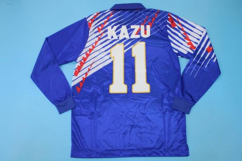 Thailand Quality(AAA) 1994 Japan Home Retro Soccer Jersey(L/S)
