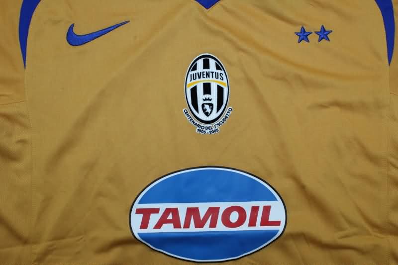 Thailand Quality(AAA) 2005/06 Juventus Away Retro Soccer Jersey