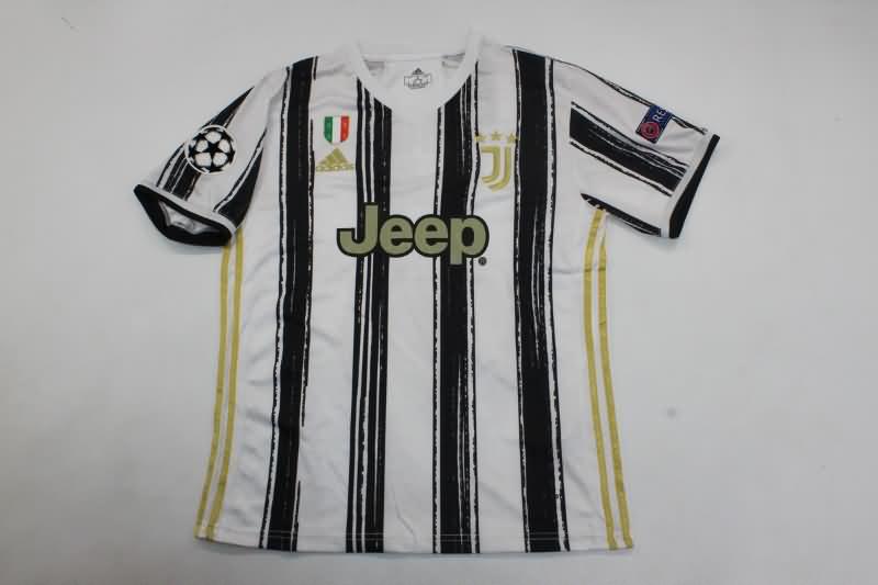 Thailand Quality(AAA) 2020/21 Juventus Home Retro Soccer Jersey