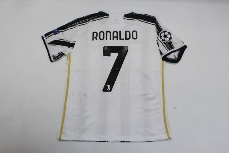 Thailand Quality(AAA) 2020/21 Juventus Home Retro Soccer Jersey