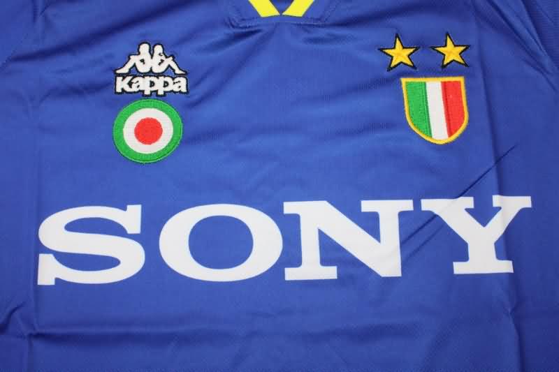 Thailand Quality(AAA) 1995/97 Juventus Away Long Retro Soccer Jersey