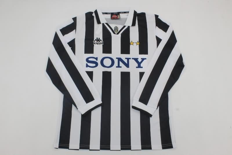 Thailand Quality(AAA) 1996/97 Juventus Home Long Sleeve Retro Soccer Jersey