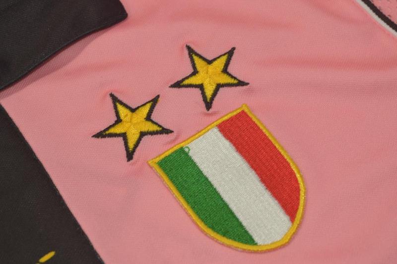Thailand Quality(AAA) 1997/98 Juventus Away Retro Soccer Jersey(L/S)