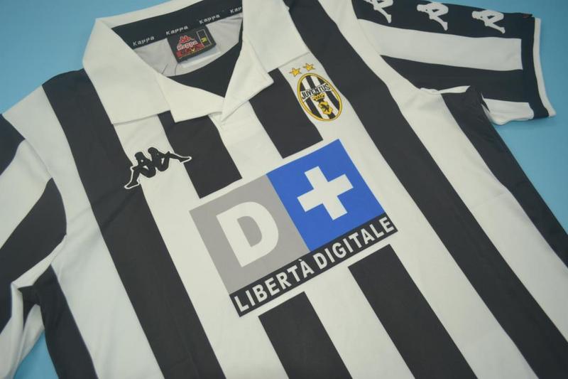 Thailand Quality(AAA) 1999/00 Juventus Home Retro Soccer Jersey