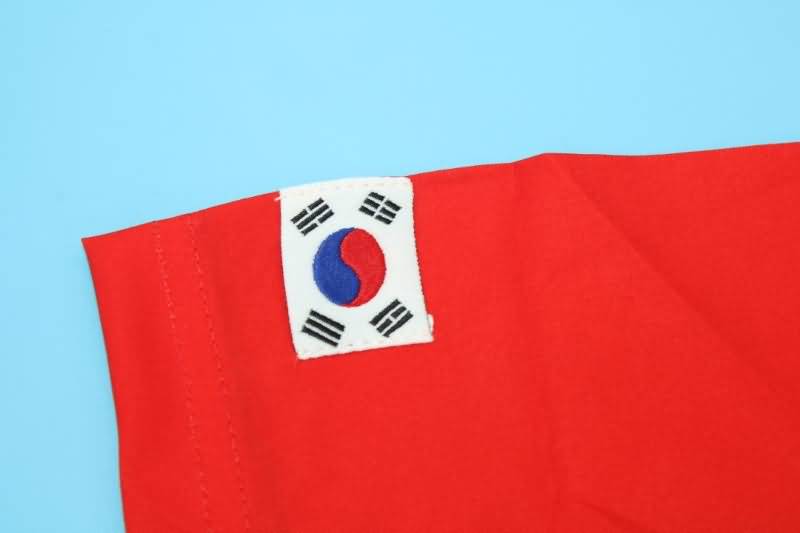 Thailand Quality(AAA) 2002 Korea Home Retro Soccer Jersey