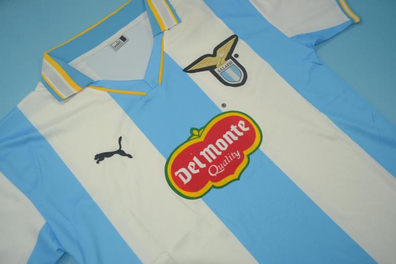 Thailand Quality(AAA) 1999/00 Lazio Home UCL Retro Soccer Jersey
