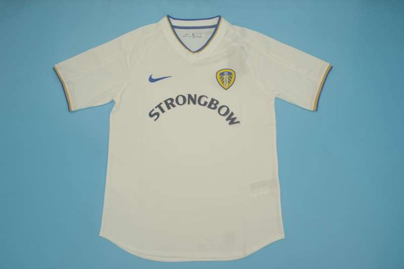 Thailand Quality(AAA) 2000/02 Leeds United Home Retro Soccer Jersey