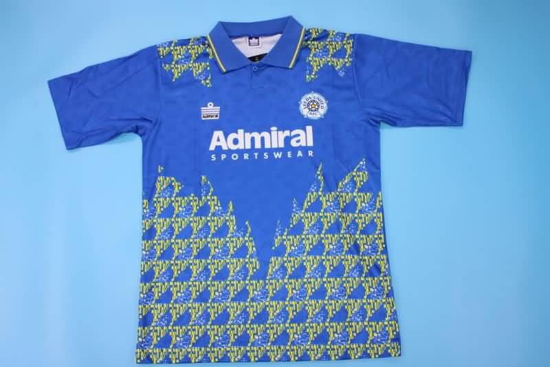 Thailand Quality(AAA) 1992/93 Leeds United Away Retro Soccer Jersey