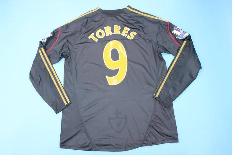 Thailand Quality(AAA) 2009/10 Liverpool Away Long Sleeve Retro Soccer Jersey