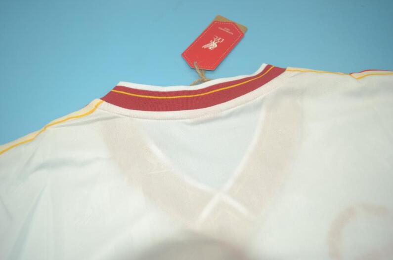 Thailand Quality(AAA) 1985/86 Liverpool Away Retro Soccer Jersey