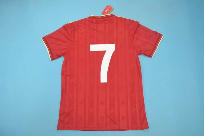 Thailand Quality(AAA) 1985/86 Liverpool Home Retro Soccer Jersey