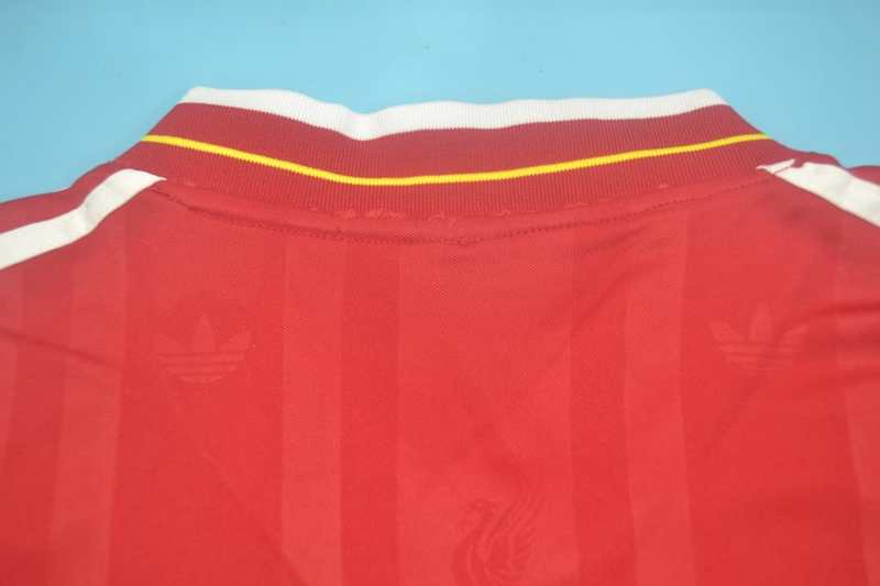 Thailand Quality(AAA) 1986/87 Liverpool Home Retro Soccer Jersey