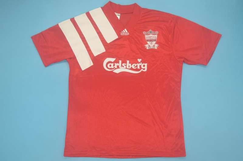 Thailand Quality(AAA) 1992/93 Liverpool Home Retro Soccer Jersey