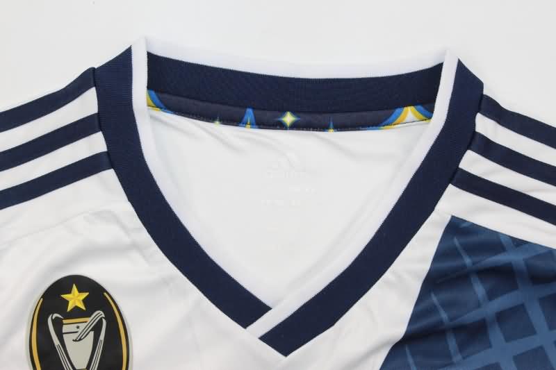 Thailand Quality(AAA) 2011/12 Los Angeles Galaxy Home Long Sleeve Retro Soccer Jersey