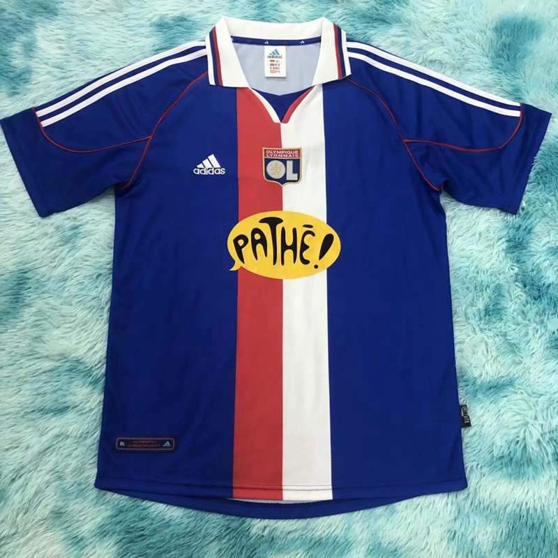 Thailand Quality(AAA) 2000/01 Lyon Away Retro Soccer Jersey