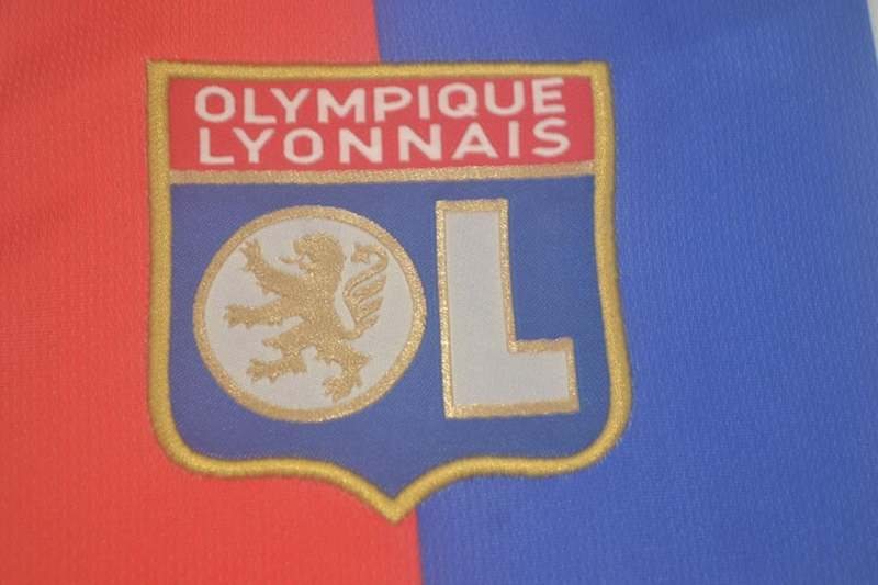 Thailand Quality(AAA) 2000/01 Lyon Home Retro Soccer Jersey