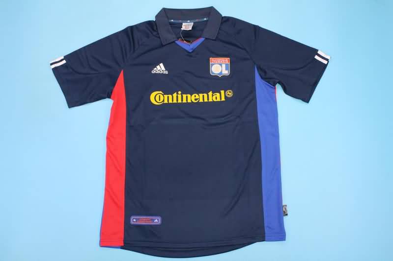 Thailand Quality(AAA) 2001/02 Lyon Away Retro Soccer Jersey