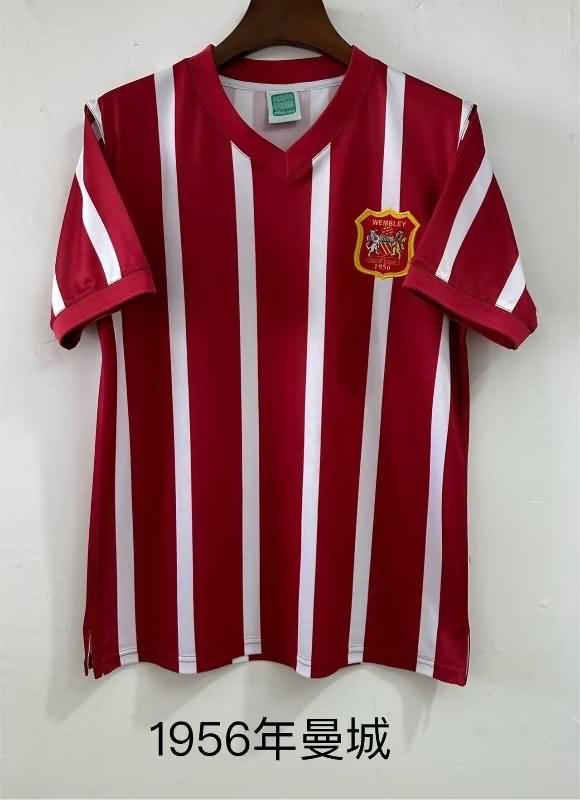 Thailand Quality(AAA) 1956 Manchester City Away Retro Soccer Jersey