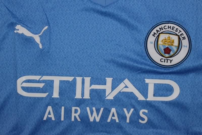 Thailand Quality(AAA) 2021/22 Manchester City Home Retro Soccer Jersey