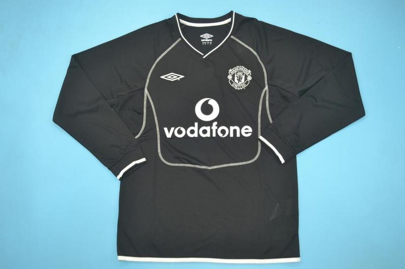 Thailand Quality(AAA) 2000/02 Manchester United GK Retro Jersey(L/S)