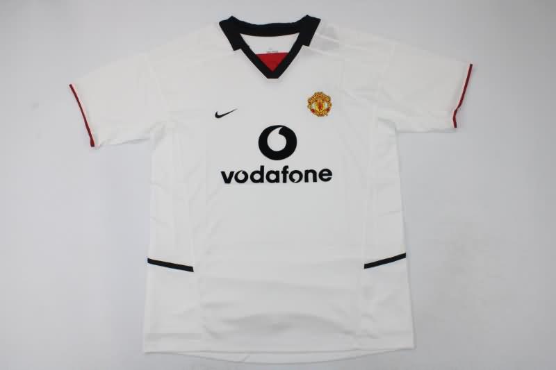 Thailand Quality(AAA) 2002/03 Manchester United Away Retro Soccer Jersey