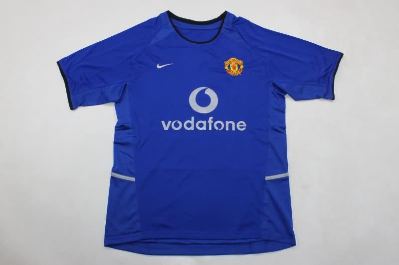 Thailand Quality(AAA) 2002/03 Manchester United Third Retro Soccer Jersey