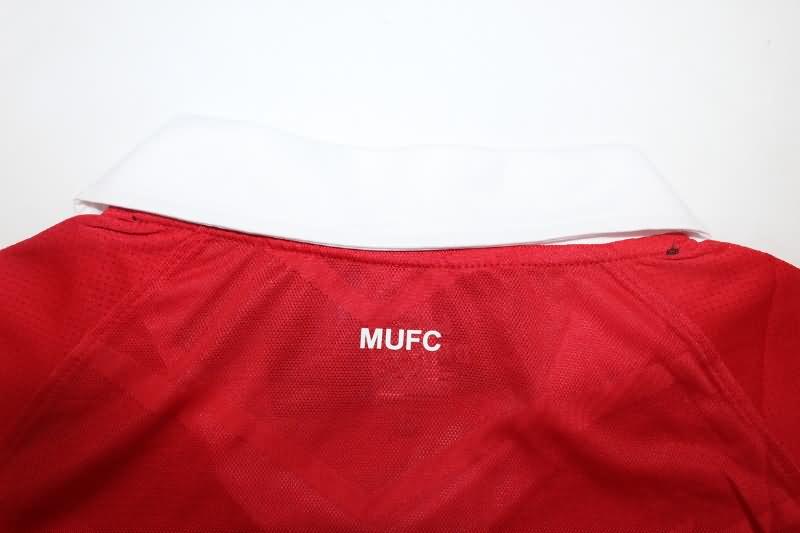 Thailand Quality(AAA) 2010/11 Manchester United Home Long Sleeve Retro Soccer Jersey