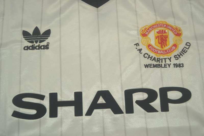 Thailand Quality(AAA) 1983 Manchester United FA Finals Retro Soccer Jersey