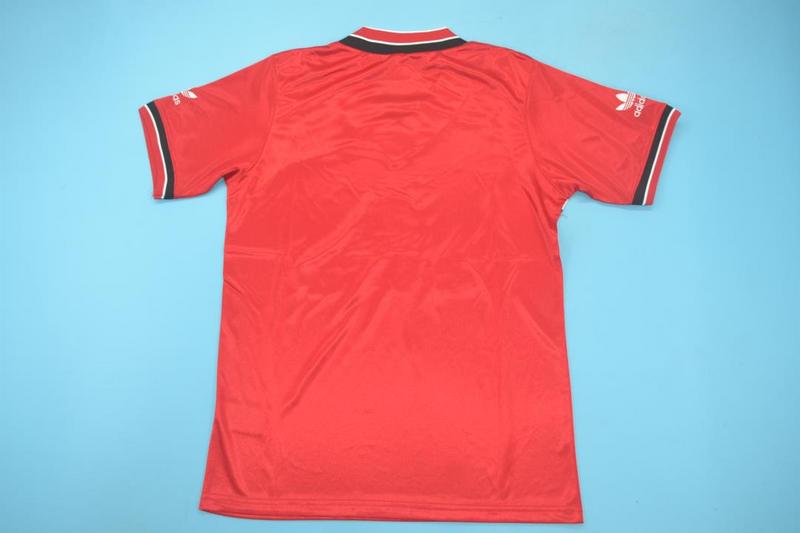 Thailand Quality(AAA) 1984/86 Manchester United Home Retro Soccer Jersey