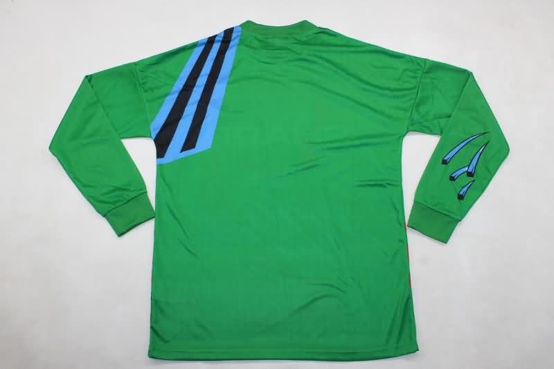 Thailand Quality(AAA) 1992/93 Manchester United GK Green Long Retro Soccer Jersey