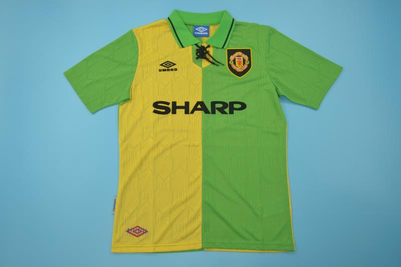 Thailand Quality(AAA) 1992/94 Manchester United Third Retro Soccer Jersey