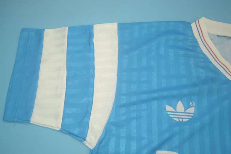 Thailand Quality(AAA) 1990/91 Marseilles Away Retro Soccer Jersey