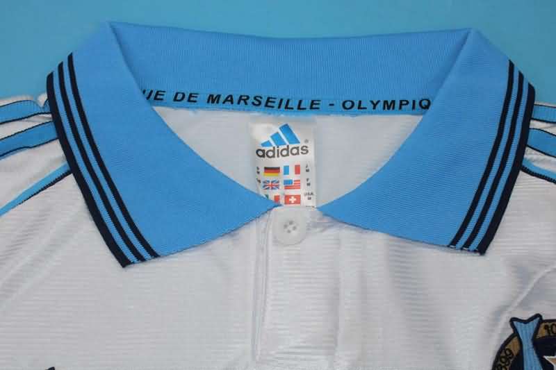 Thailand Quality(AAA) 1998/99 Marseilles Home Retro Soccer Jersey