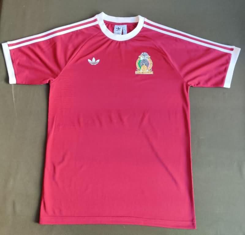 Thailand Quality(AAA) 1985 Mexico Red Retro Soccer Jersey