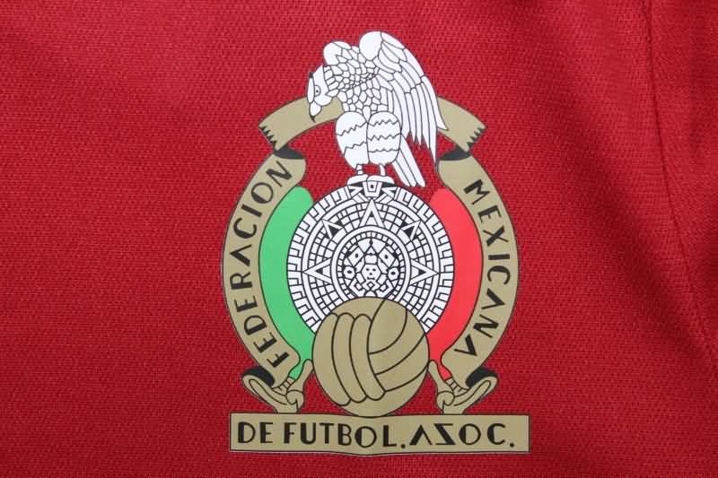 Thailand Quality(AAA) 1985 Mexico Red Retro Soccer Jersey