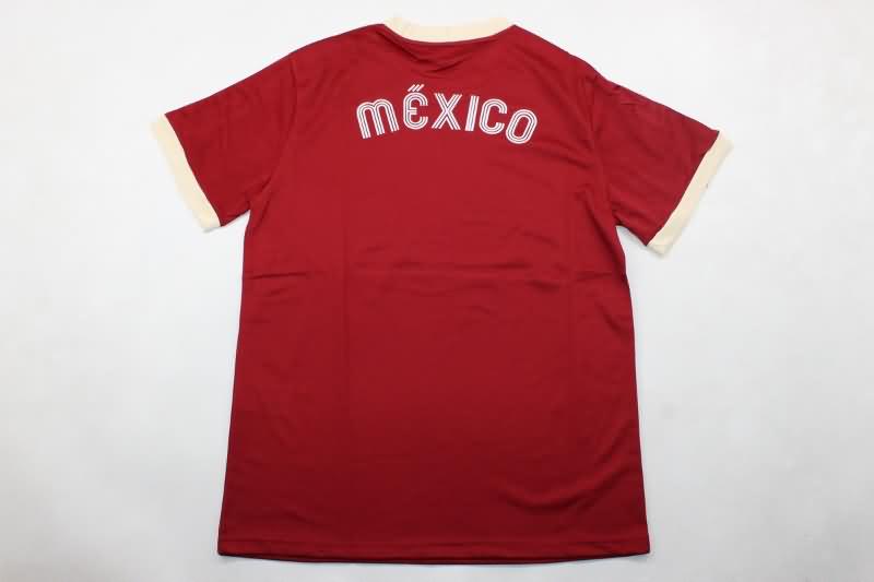 Thailand Quality(AAA) 1985 Mexico Red Retro Soccer Jersey