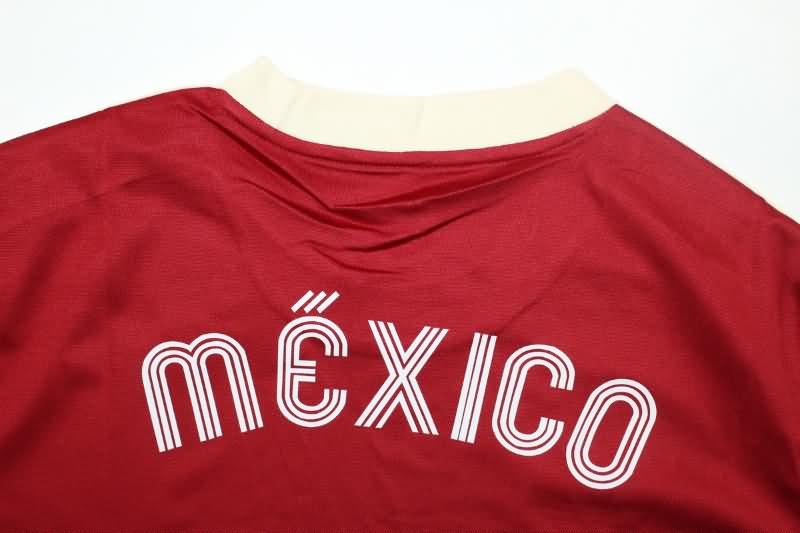 Thailand Quality(AAA) 1985 Mexico Red Retro Soccer Jersey