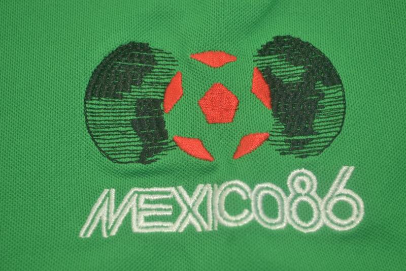 Thailand Quality(AAA) 1986 Mexico Home Retro soccer Jersey